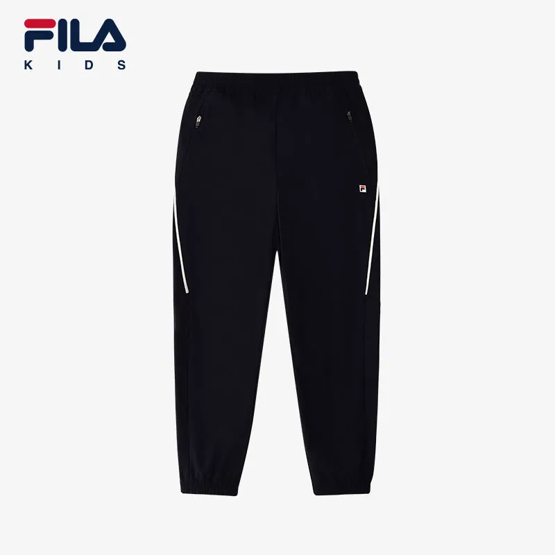 (130-165cm) FILA KIDS ART IN SPORTS PERFORMANCE TENNIS Boy's Knit Pants in Navy