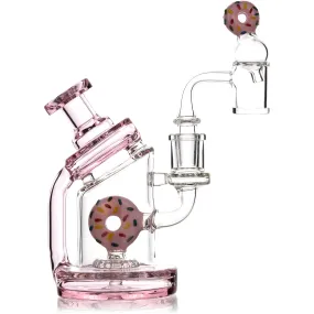 6 Donut Recycler Rig, by Toxic Glass