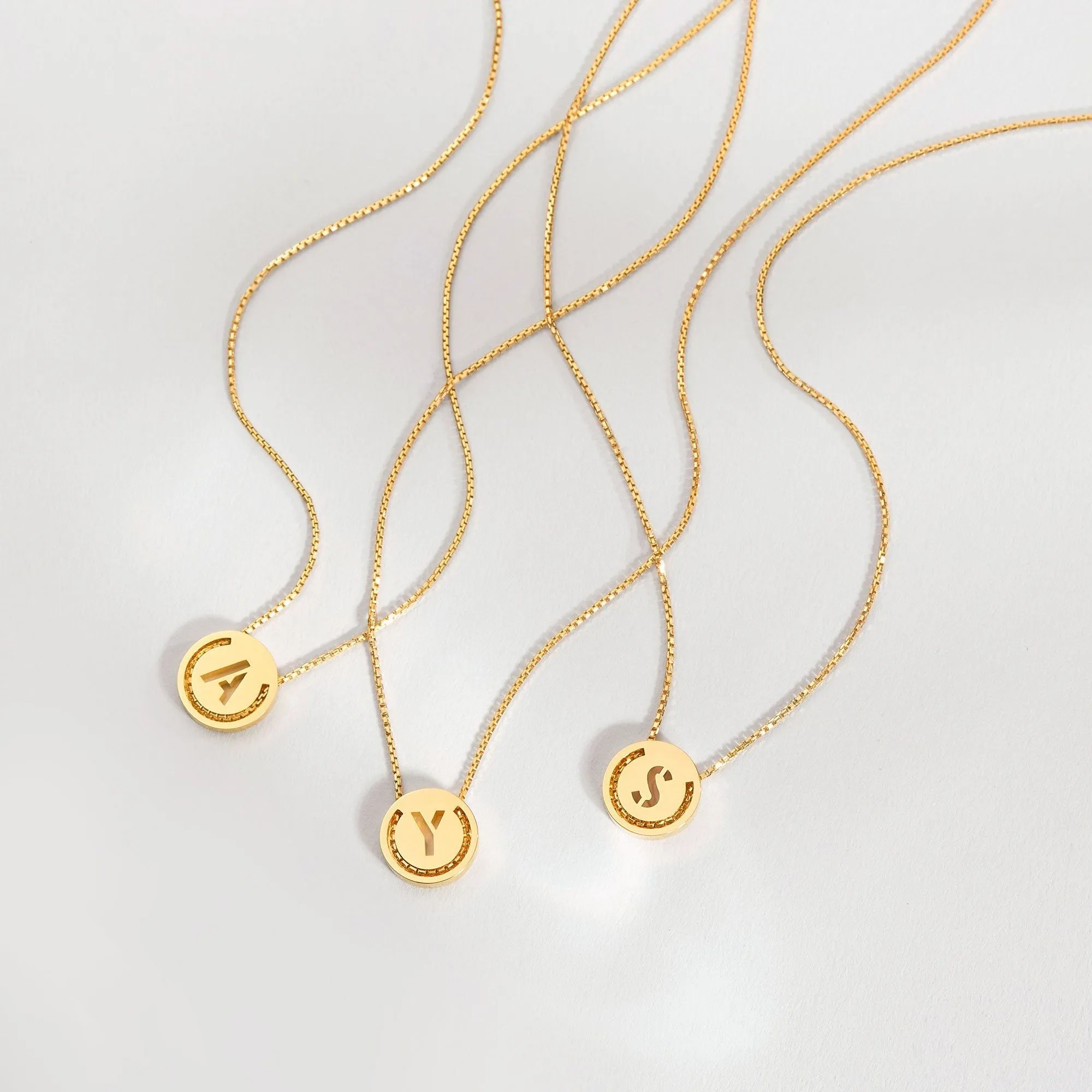 ABC's - A 18K Gold Plated Necklace