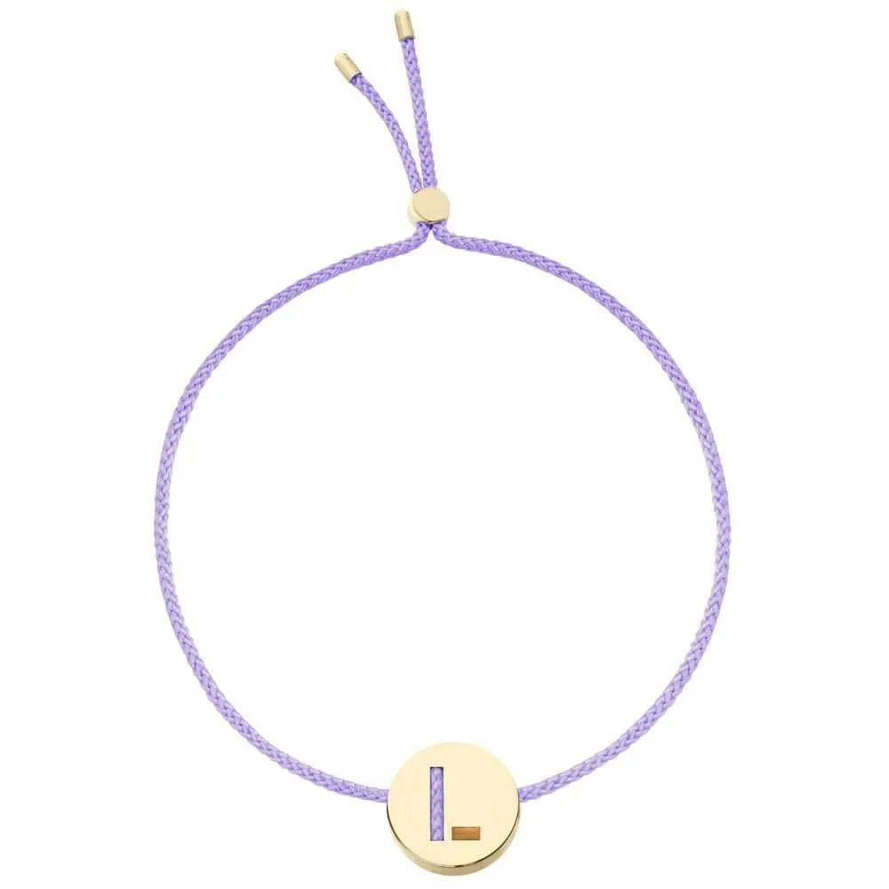 ABC's - L 18K Gold Plated Bracelet