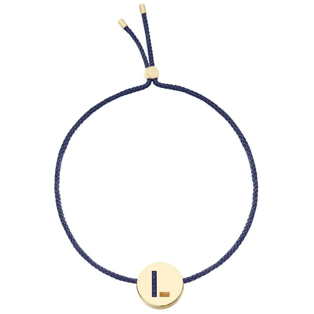 ABC's - L 18K Gold Plated Bracelet