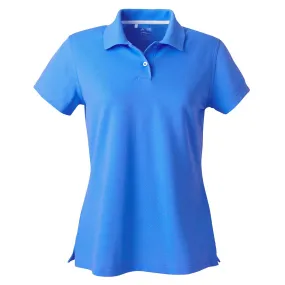 adidas Golf Women's ClimaLite Gulf Blue S/S Pique Polo