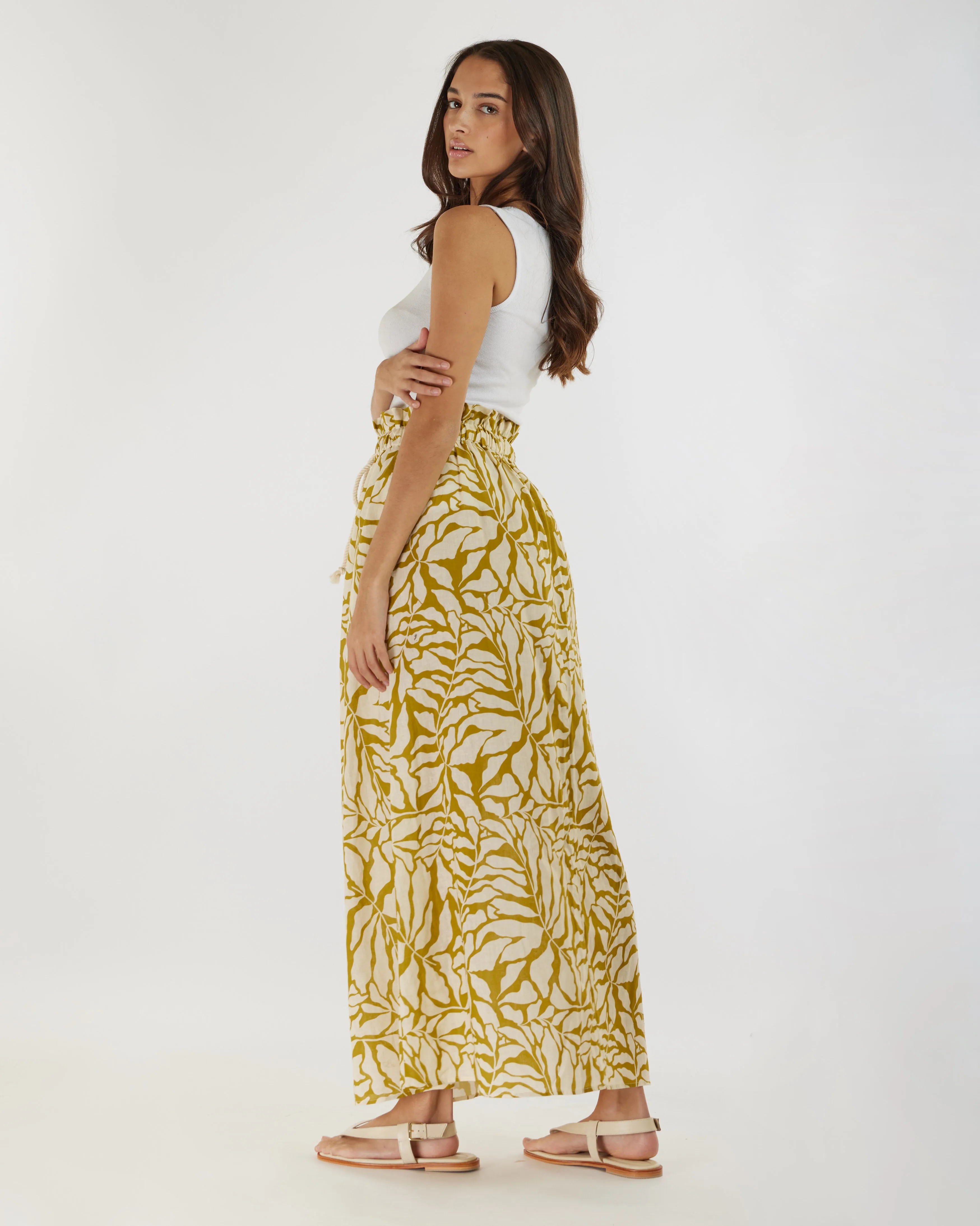 Amara Linen Maxi Skirt