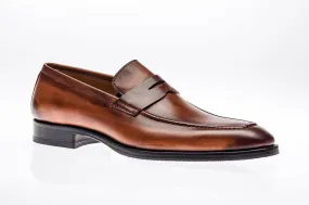 AMBERES LOAFER by JOSE REAL Made in Italy-Color cognac