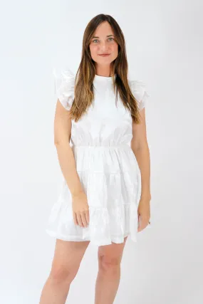 Angelic Tiered Mini Dress