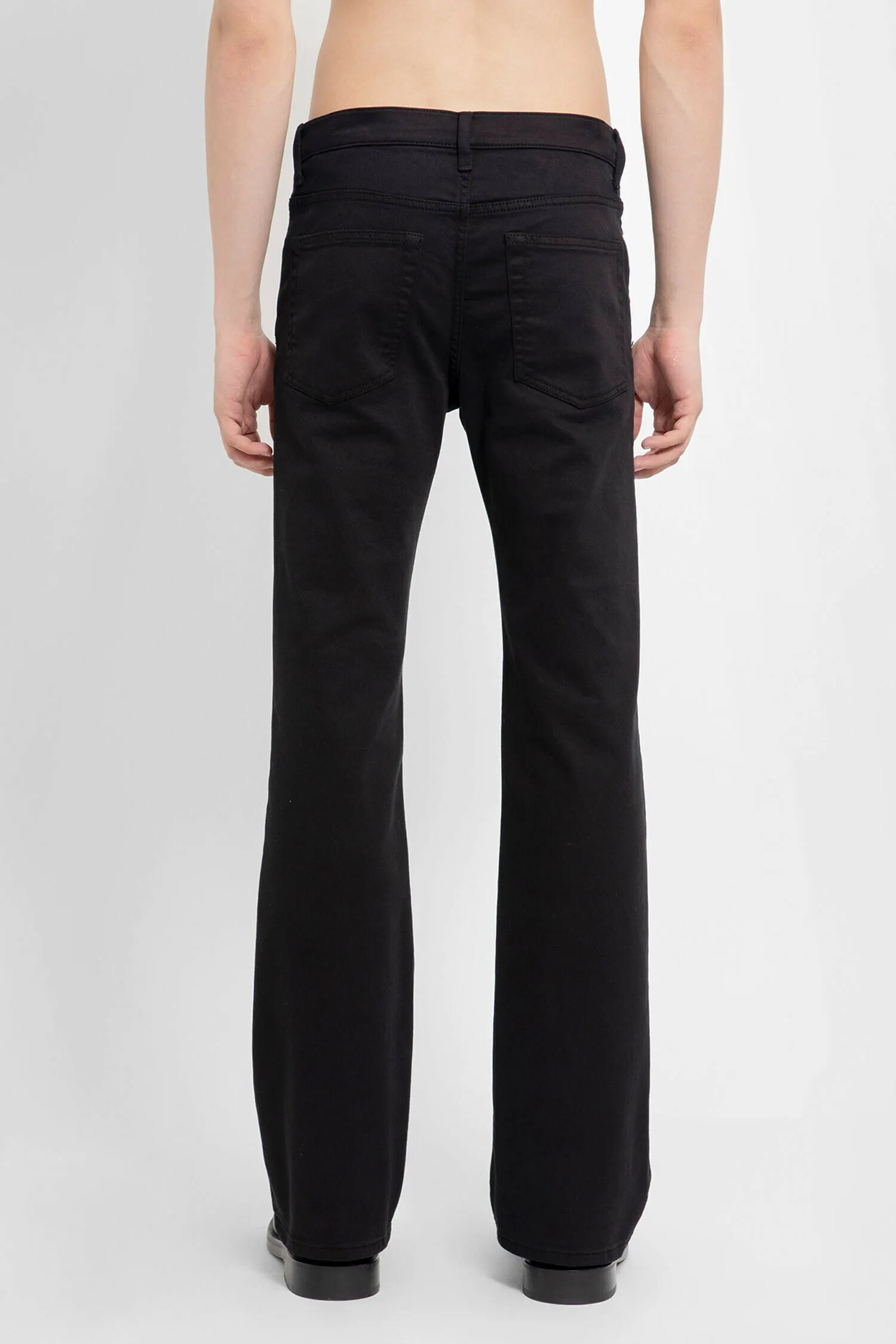 ANN DEMEULEMEESTER MAN BLACK TROUSERS