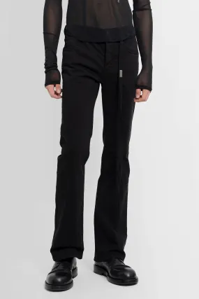 ANN DEMEULEMEESTER MAN BLACK TROUSERS