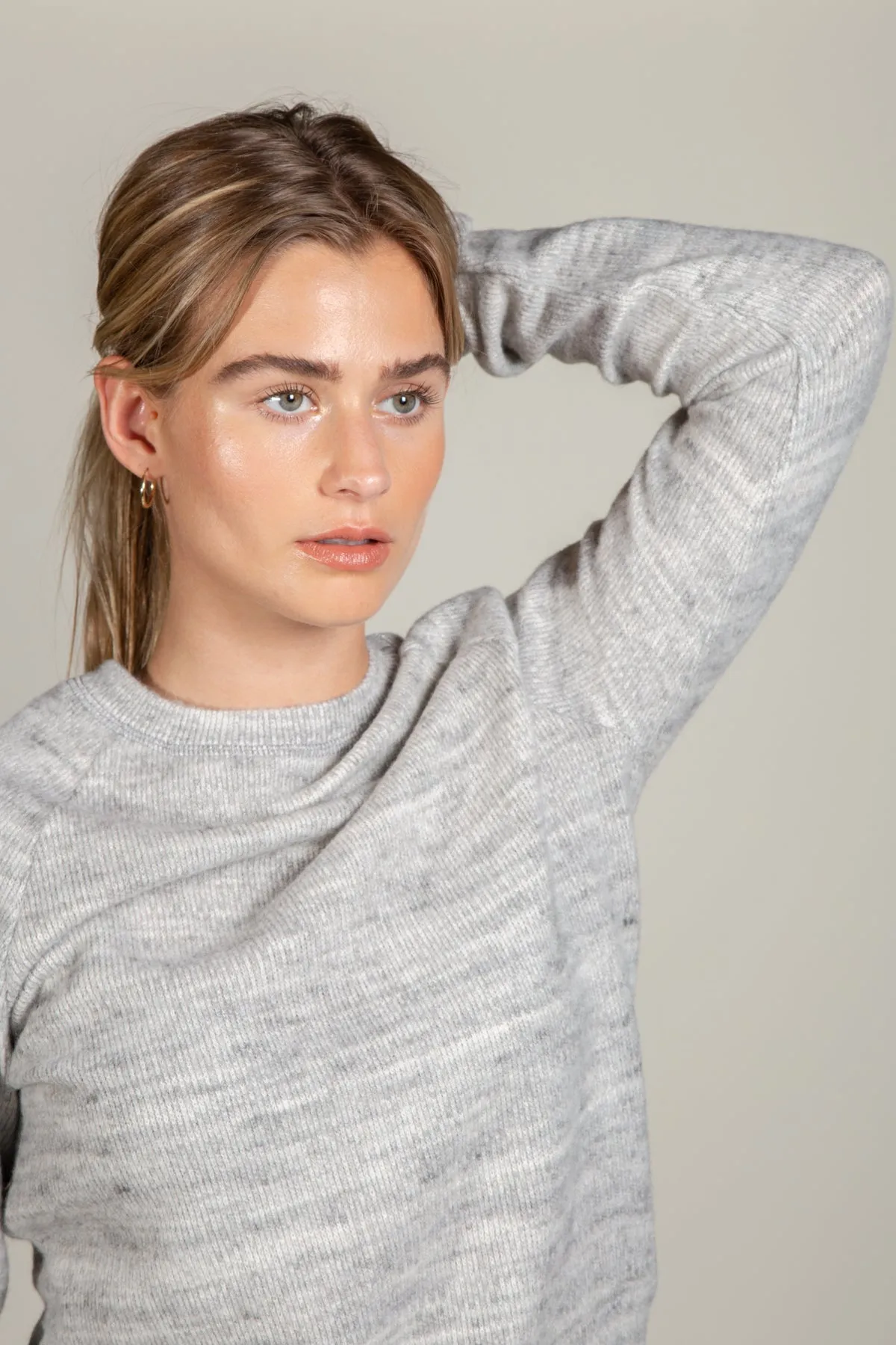 Audrey Soft Knit Crew Neck Sweater