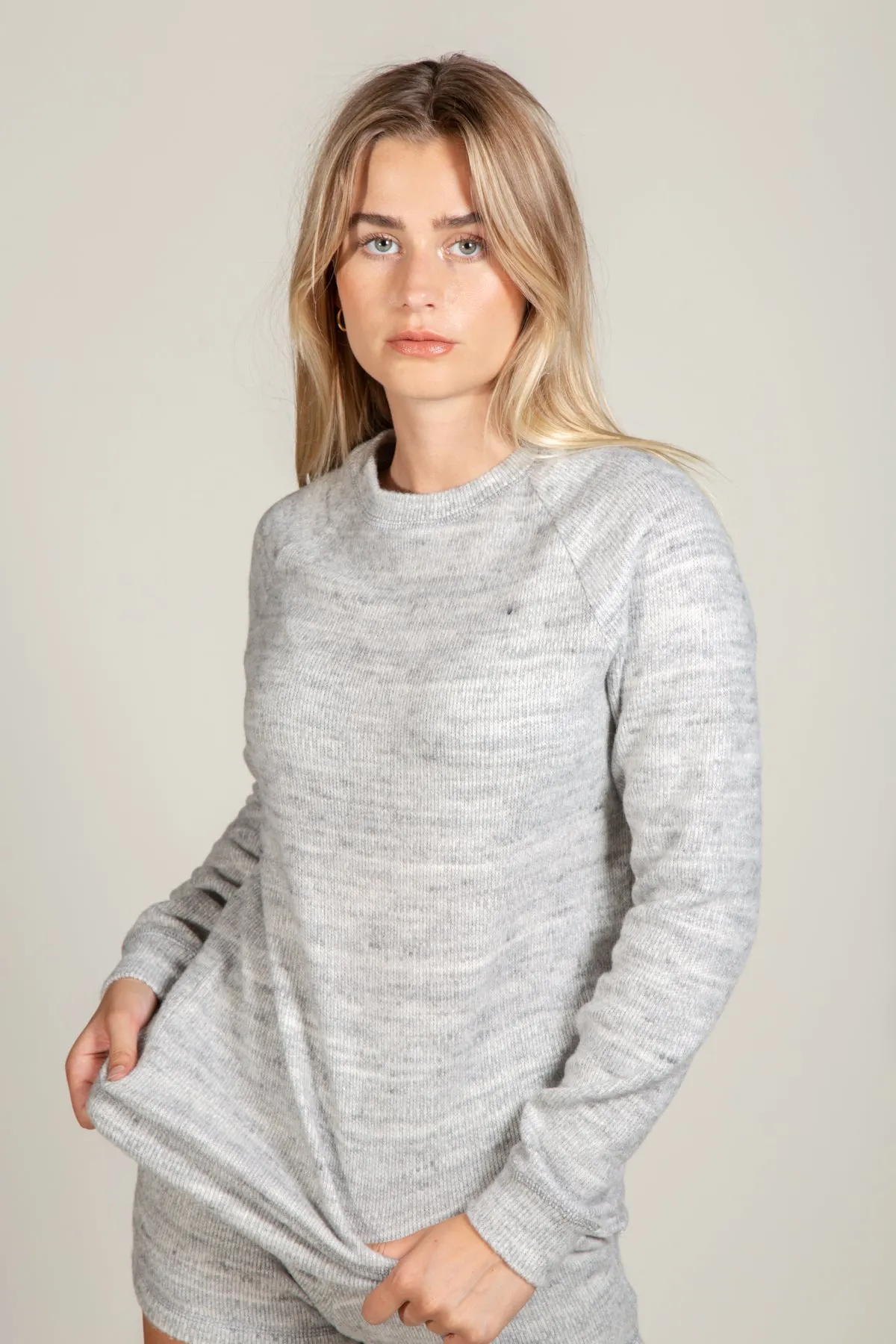 Audrey Soft Knit Crew Neck Sweater