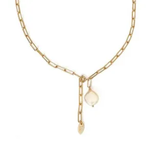 Baroque Pearl Chain Pendant