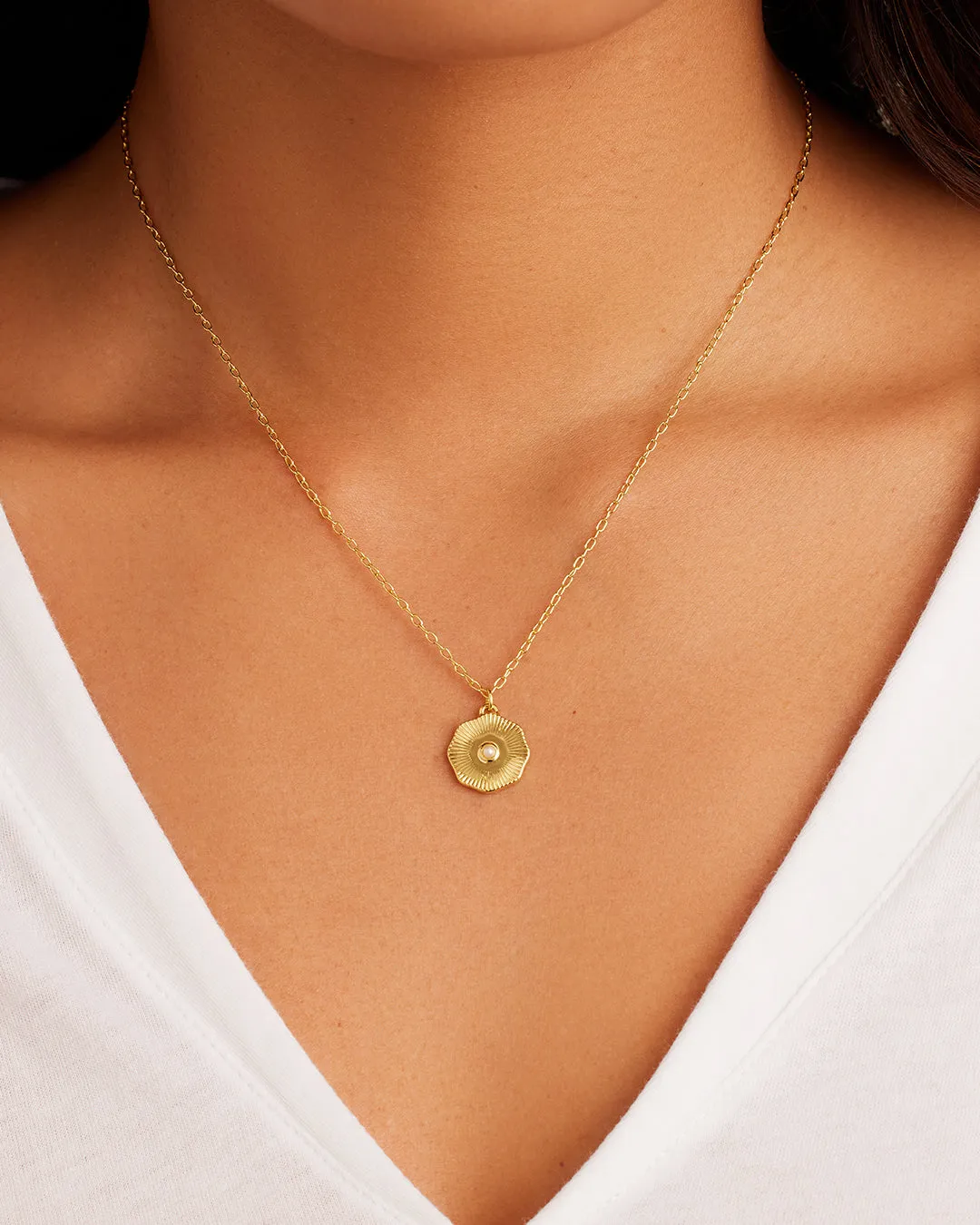 Birthstone Coin Necklace