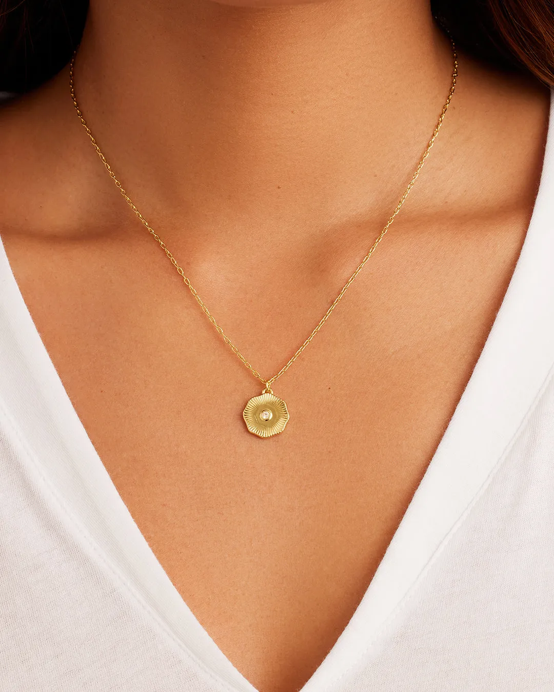 Birthstone Coin Necklace