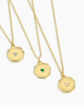 Birthstone Coin Necklace