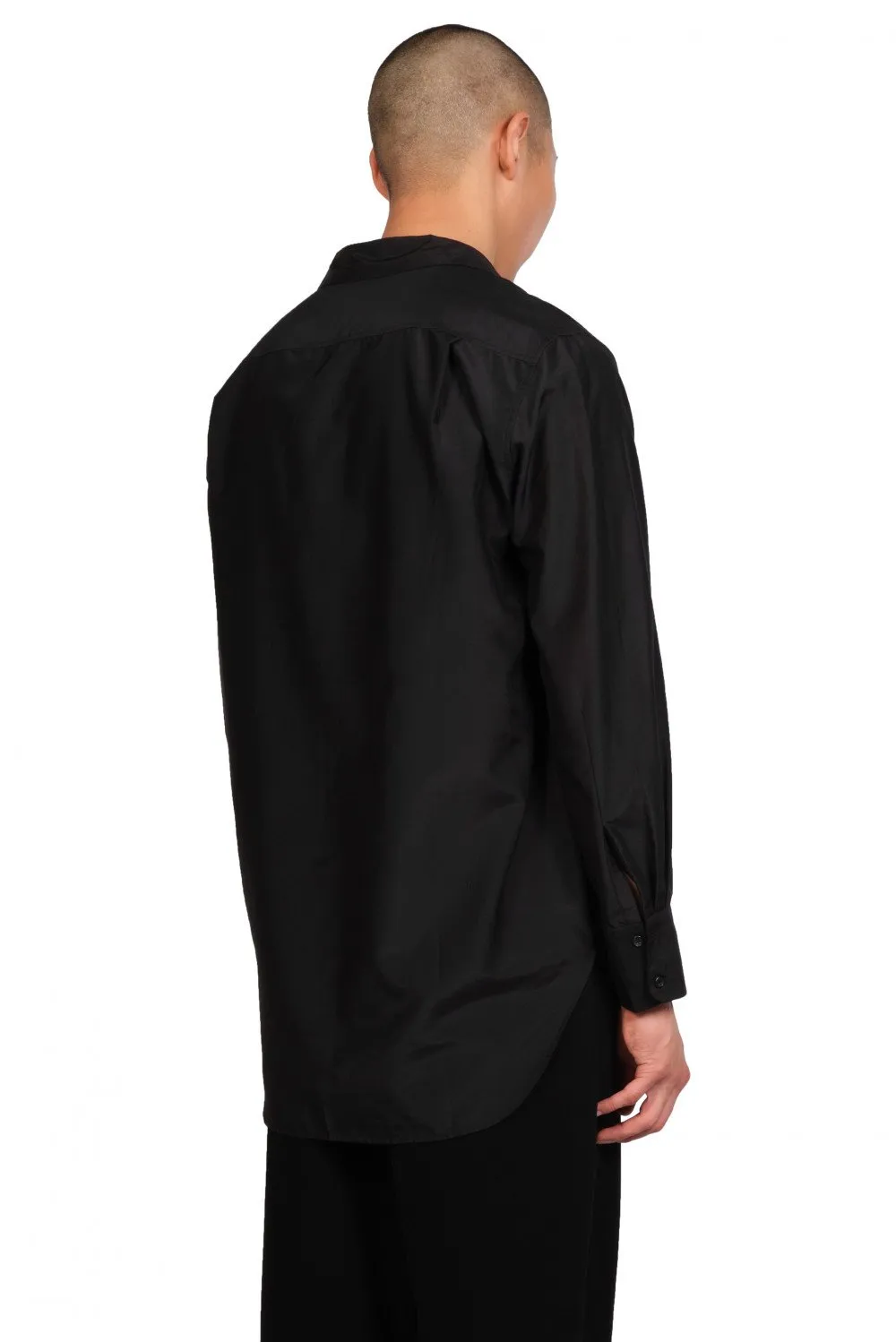 Black Double Layered Shirt