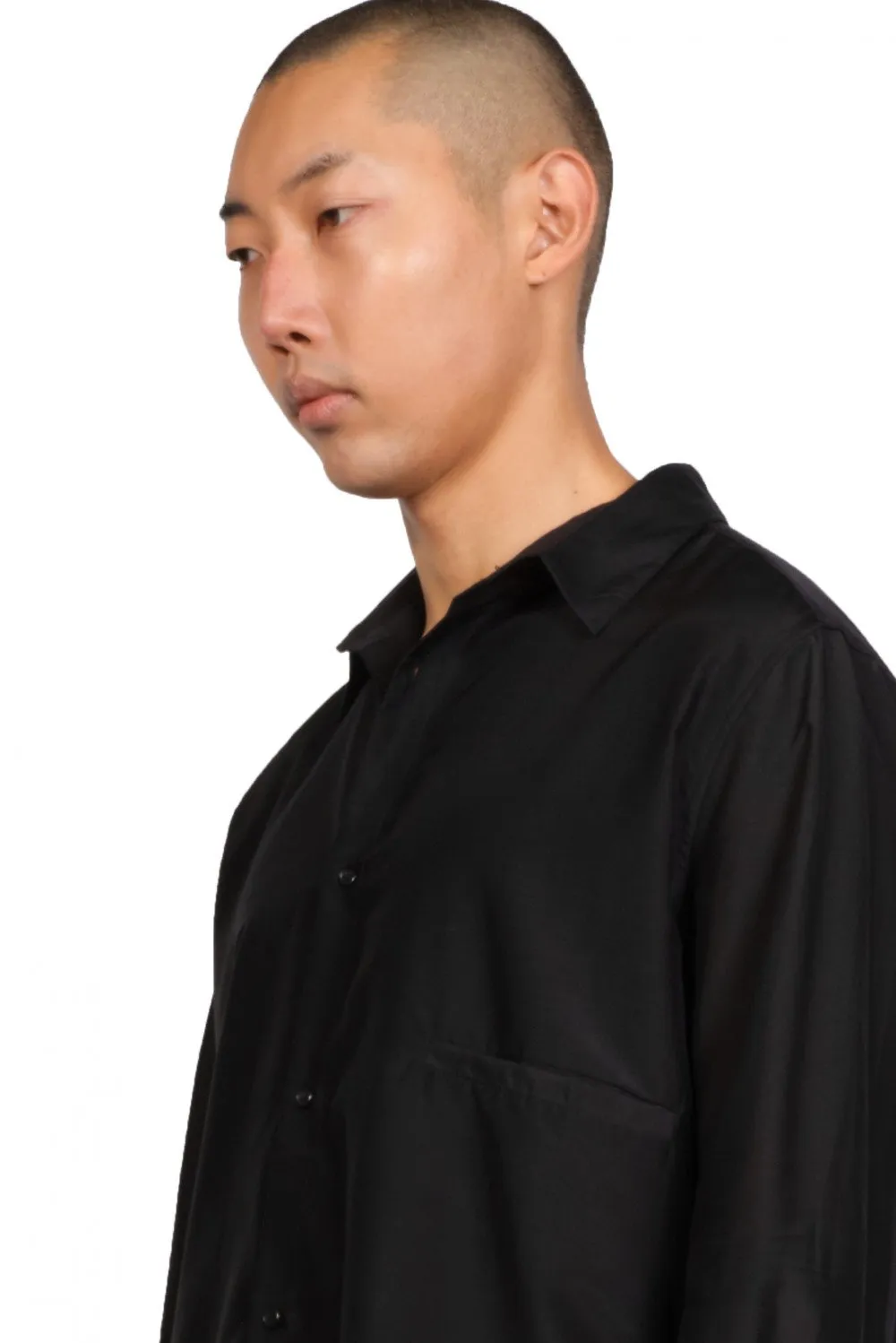 Black Double Layered Shirt