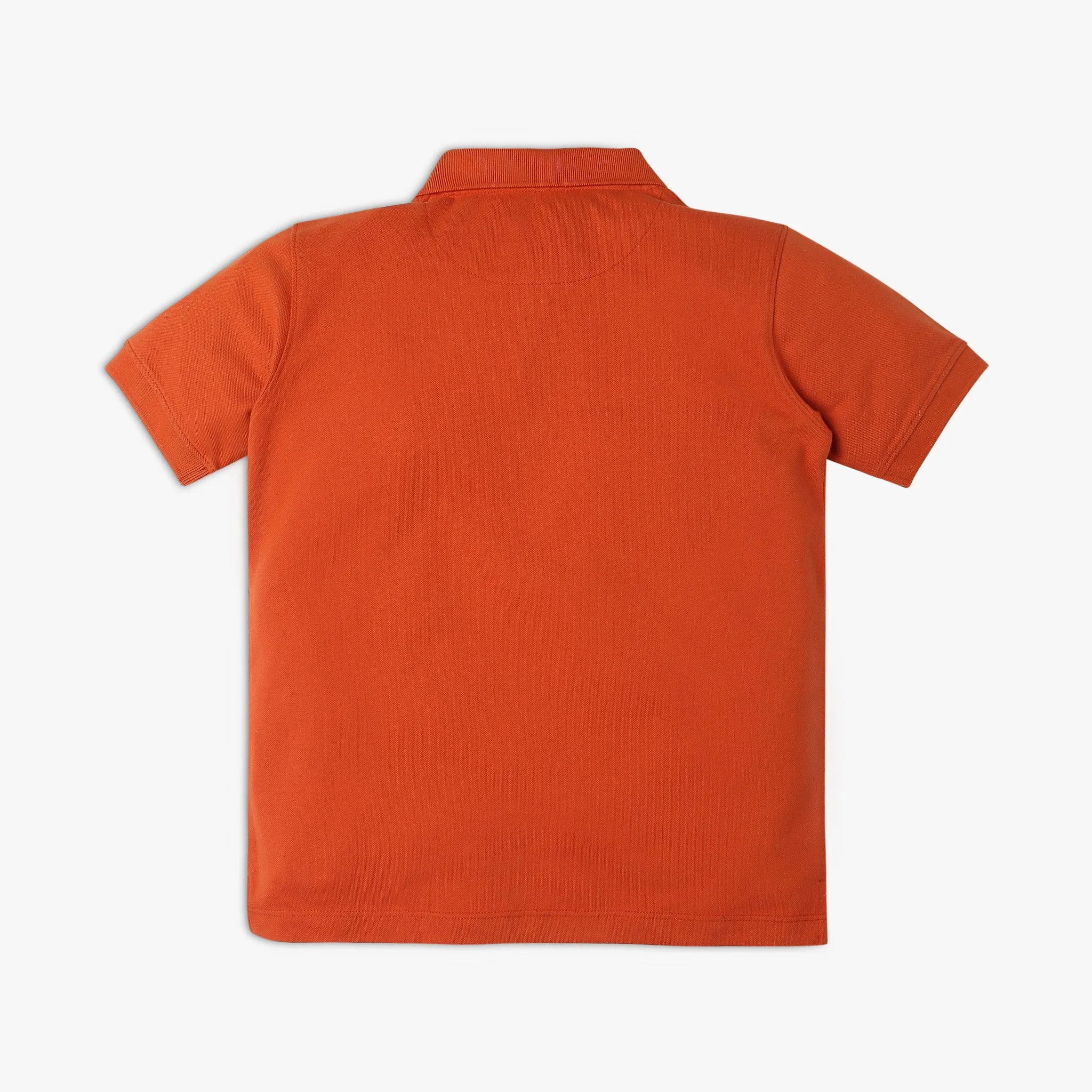 Boy's Relaxed Fit Solid Polo T-Shirt