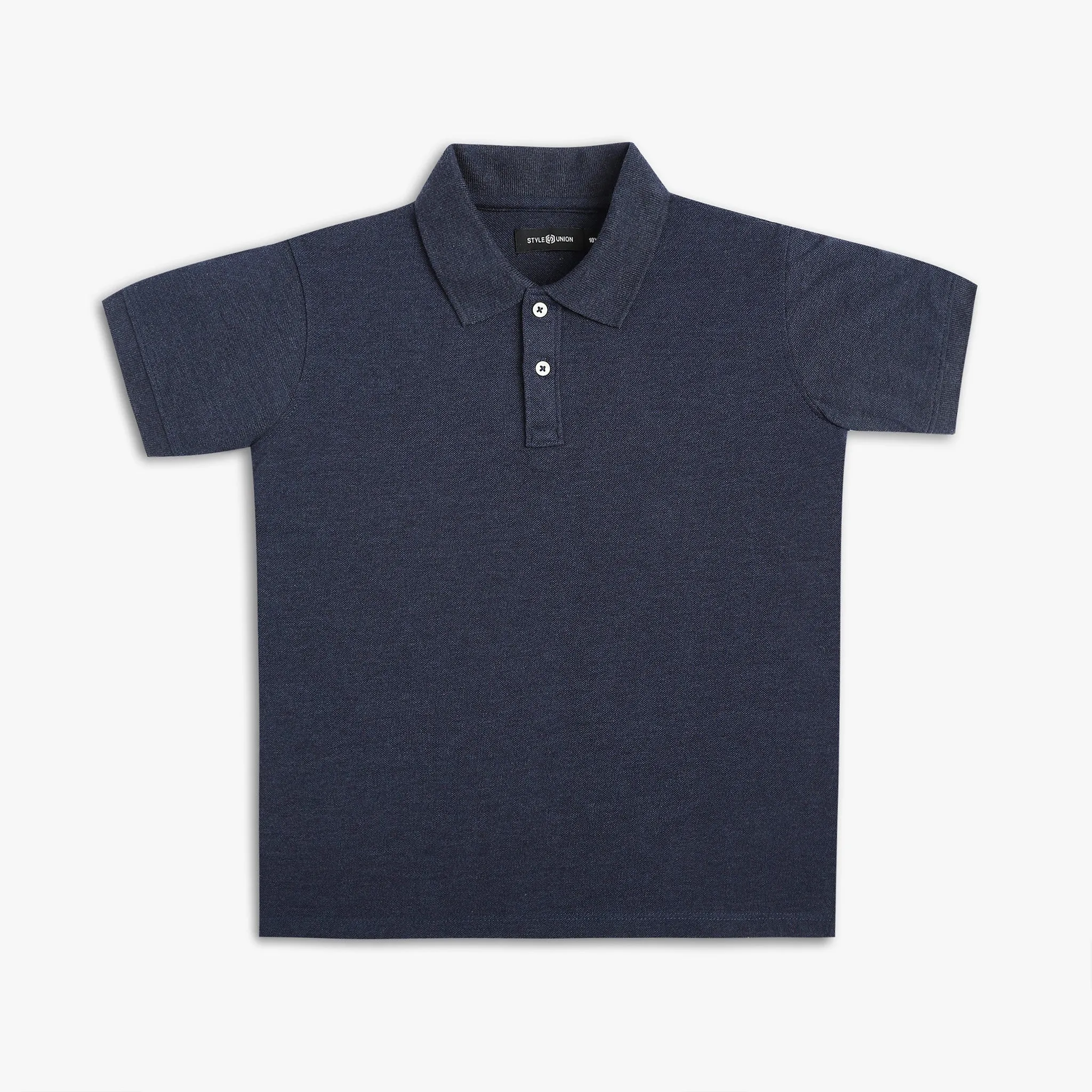 Boy's Relaxed Fit Solid Polo T-Shirt