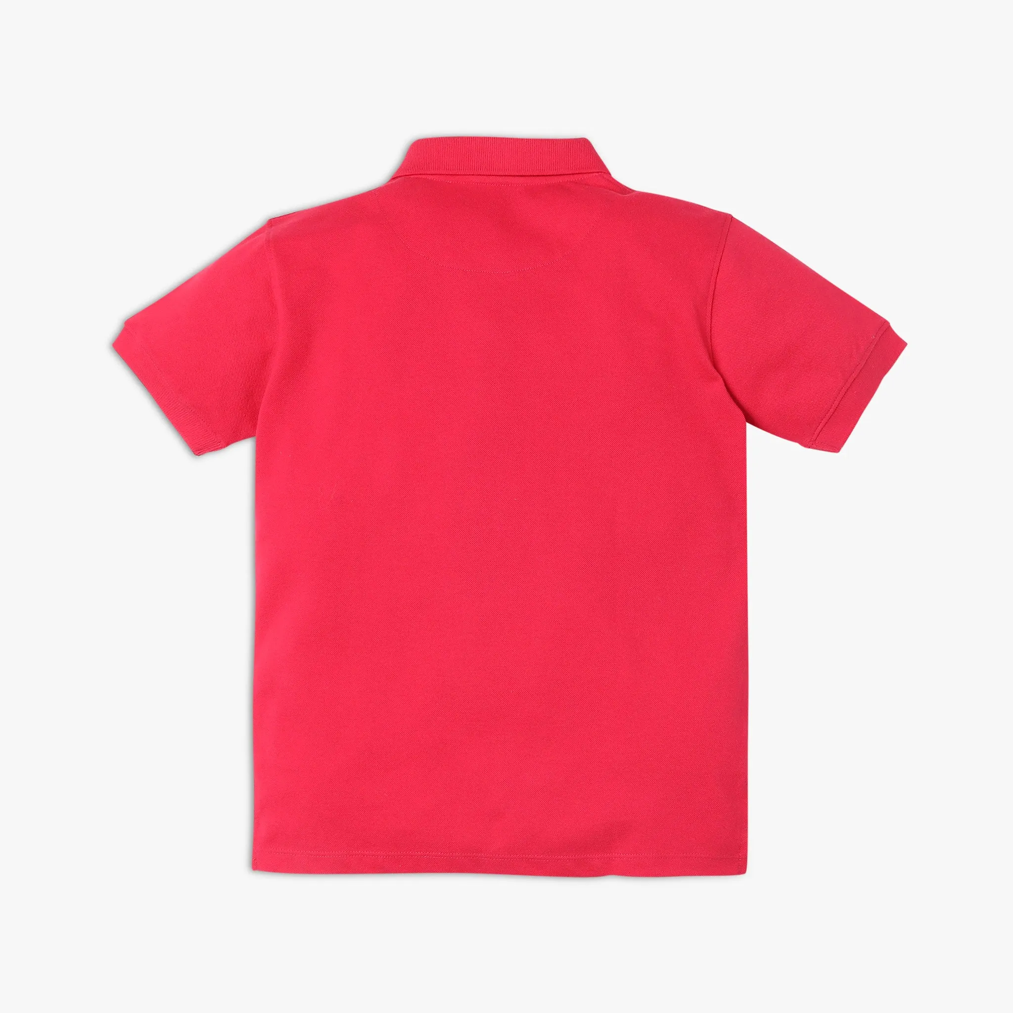 Boy's Relaxed Fit Solid Polo T-Shirt