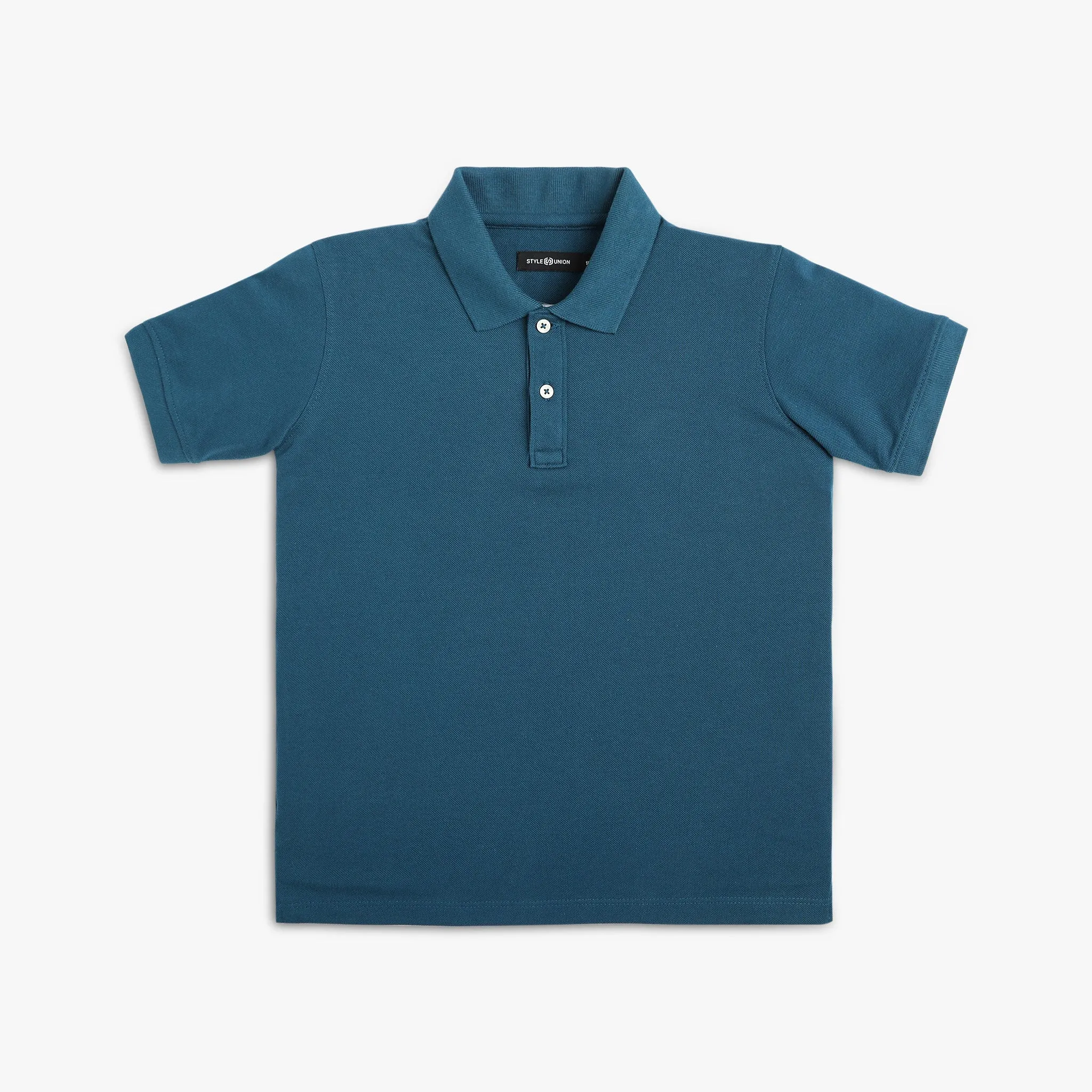 Boy's Relaxed Fit Solid Polo T-Shirt