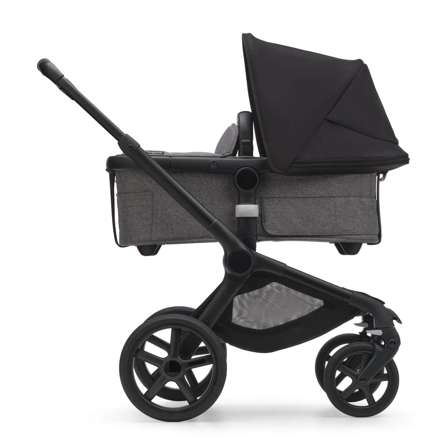 Bugaboo Fox 5, Pebble 360 Ultimate Travel System - Black/Grey Melange/Midnight Black