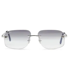 Cartier Eyewear Custom CT01480-002 Panthere De Cartier Rimless Sunglasses