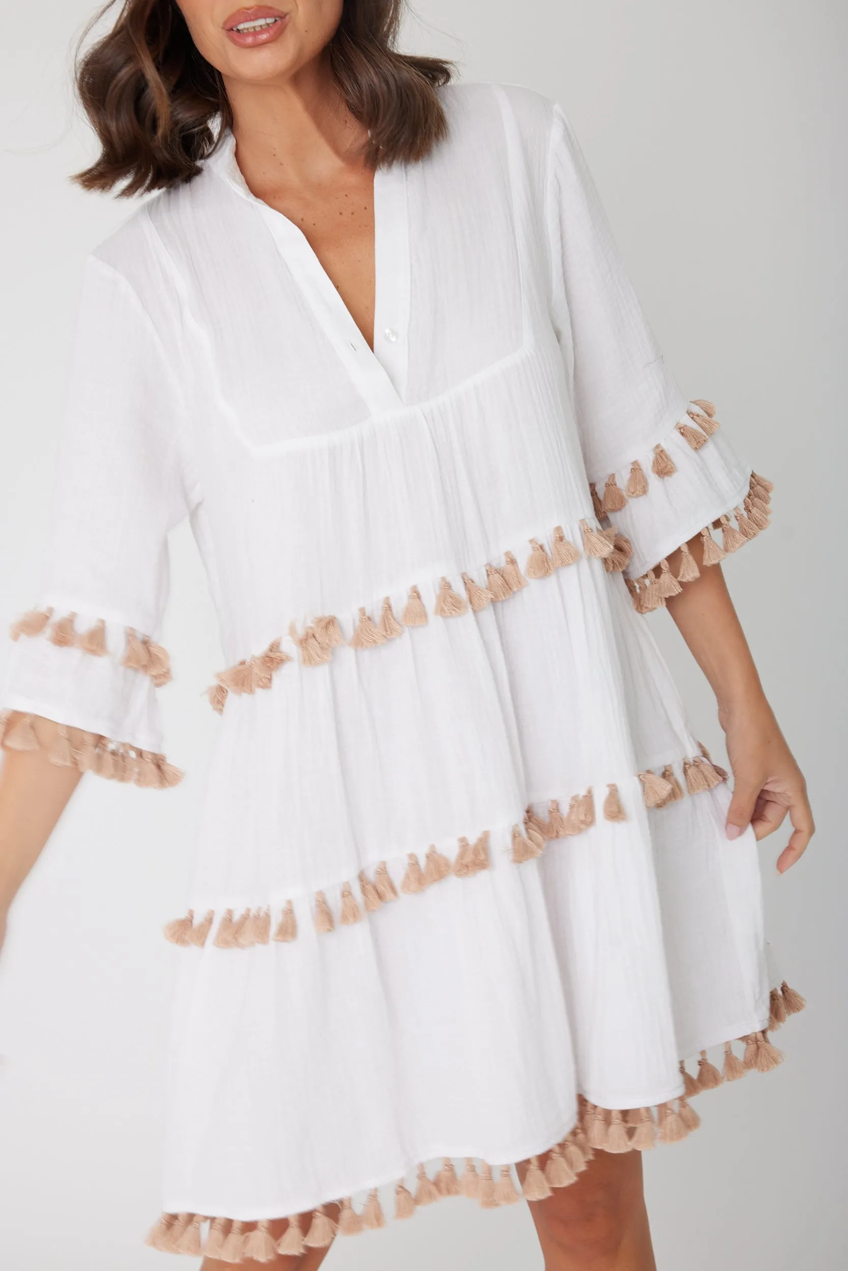 CHARLIE Dress White