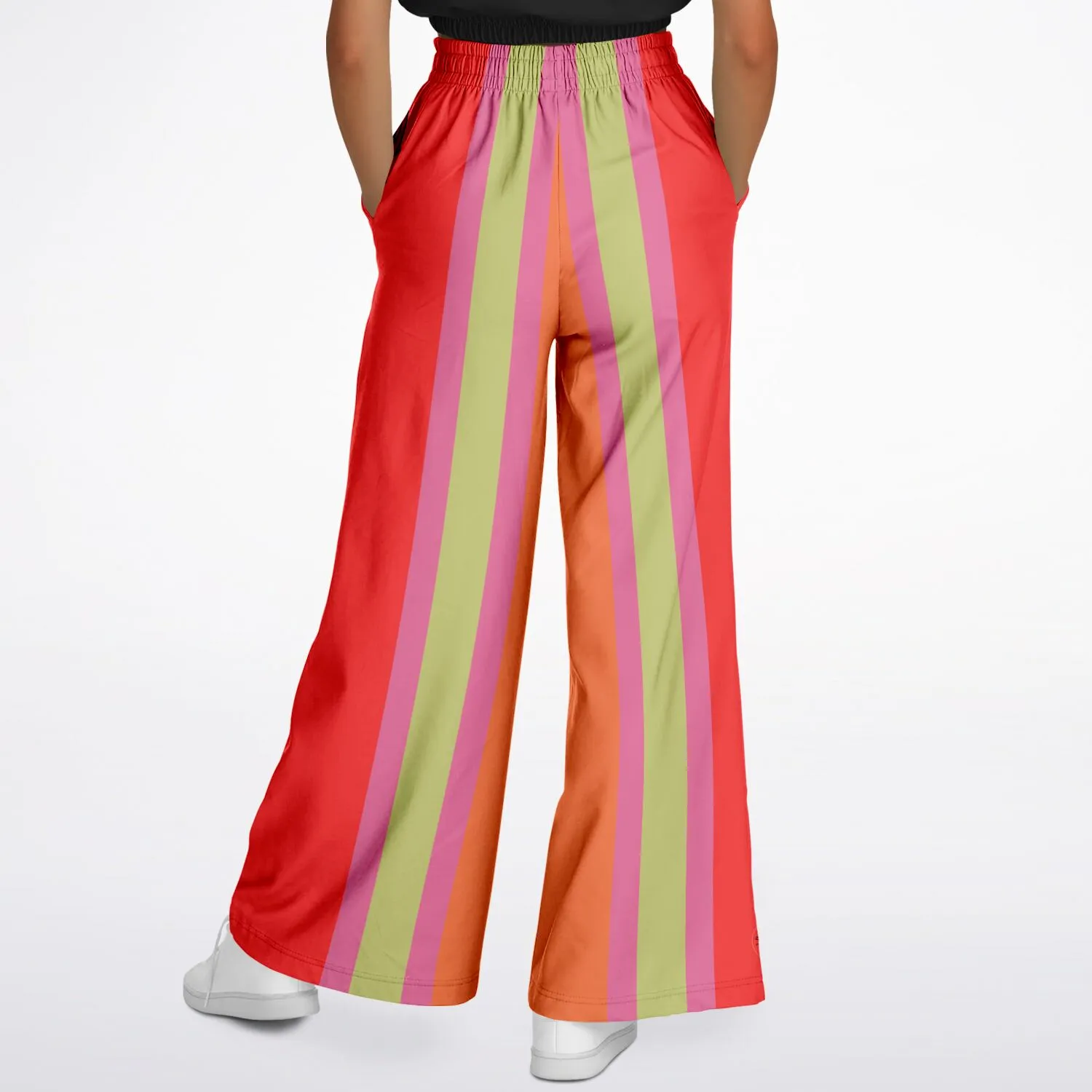 Chili Pepper Colorblock Camo Trio Eco-Poly Stretchy Phat Bellbottoms