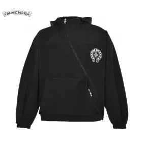 Chrome Hearts Asymmetrical Zip Hoodie