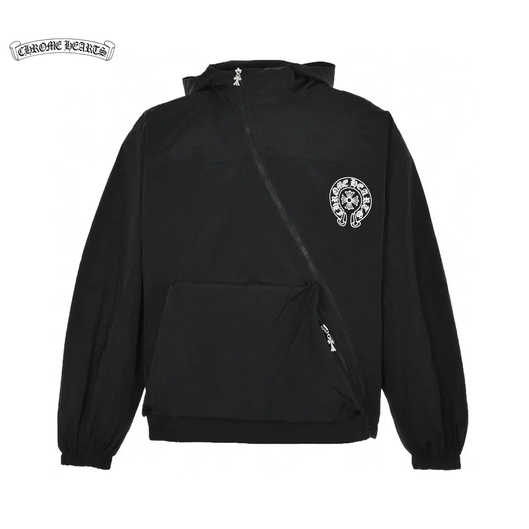 Chrome Hearts Asymmetrical Zip Hoodie