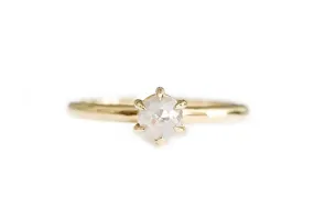 Claire Cream Rose Cut Diamond Ring