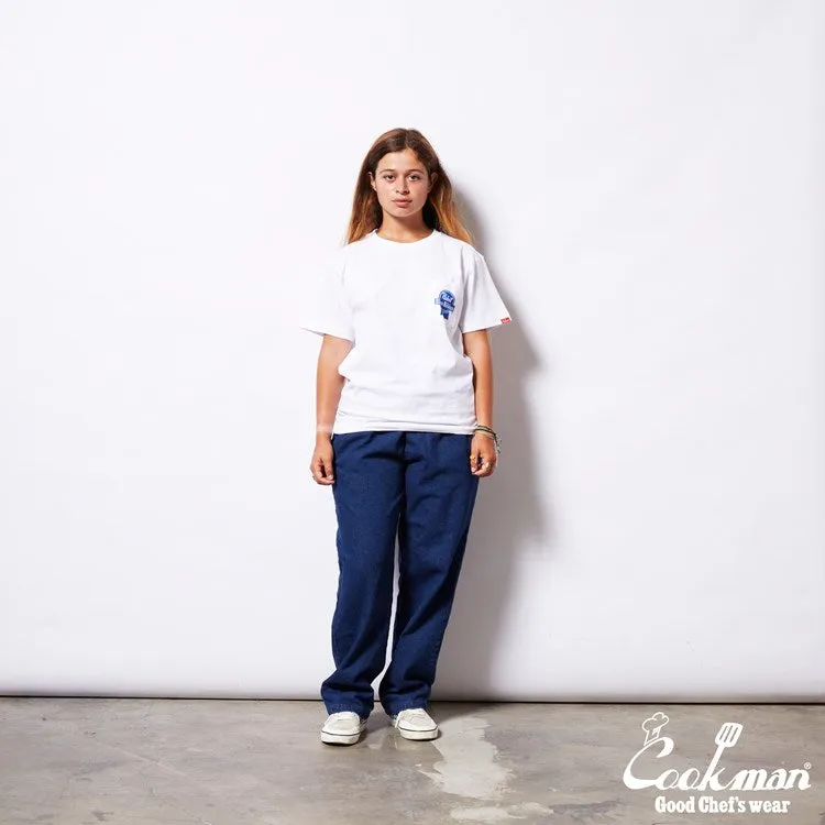 Cookman Chef Pants Semiwide- Denim : Navy