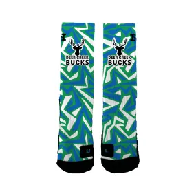 Deer Creek Elementary Maze Socks