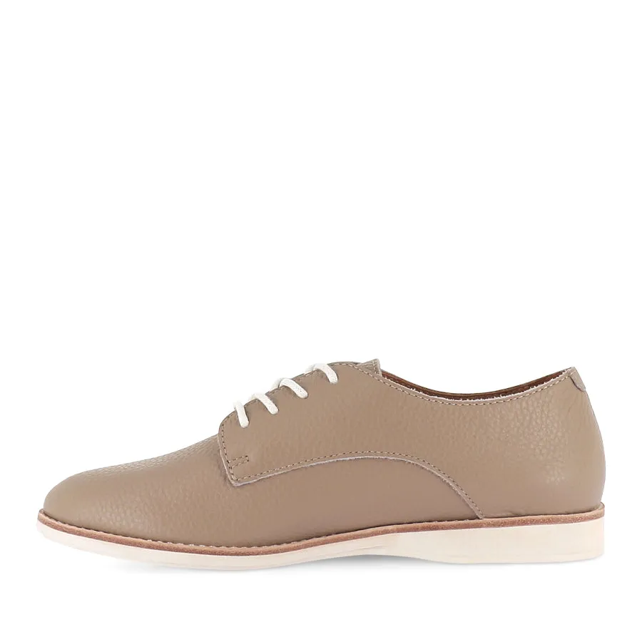 DERBY SUPER SOFT - TAUPE LEATHER