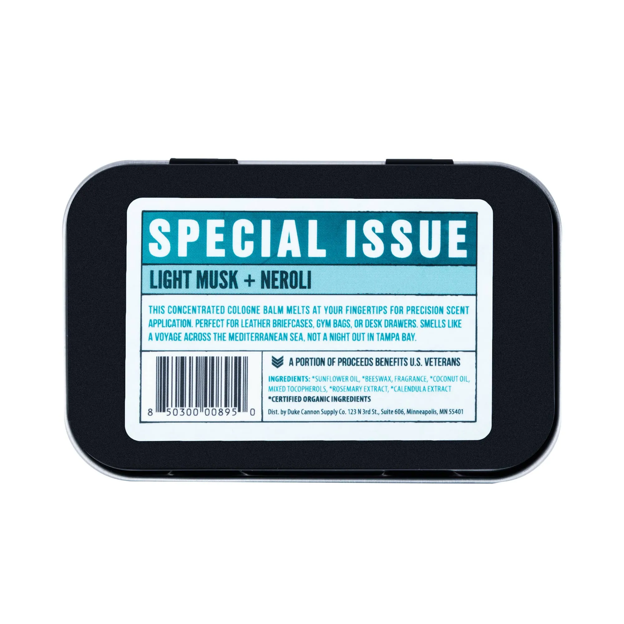 Duke Cannon Solid Cologne - Light Musk   Neroli (Special Issue)