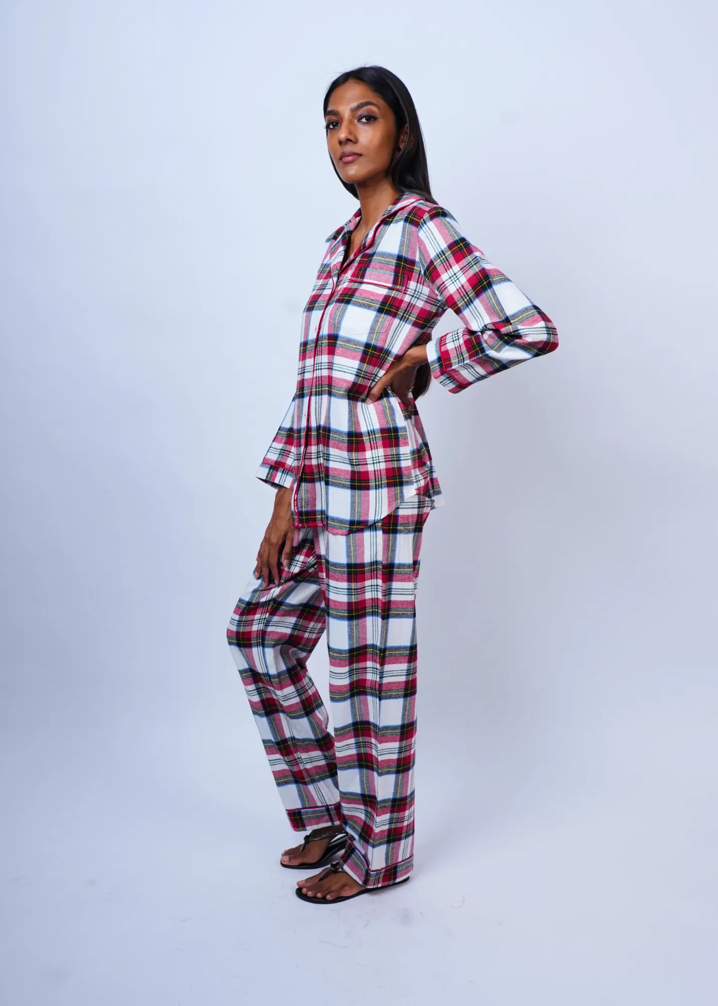 Ela PJ 2pc Set - Red Green Checks