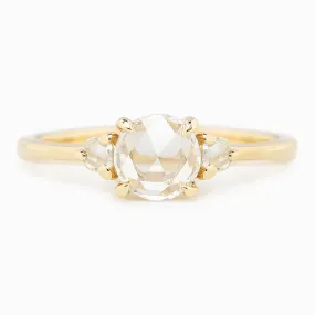 Emilie Three Rose Cut Diamond Ring (Choose your own diamond)