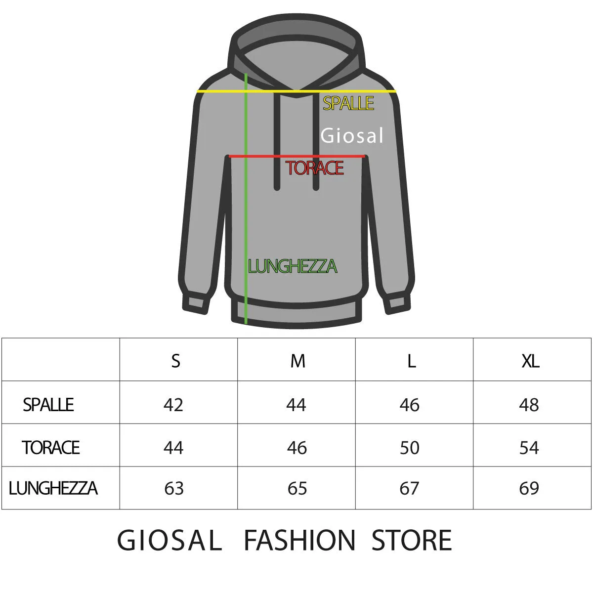 Felpa Uomo Girocollo Maglia Grigio Stampa Regular Fit GIOSAL-F2938A