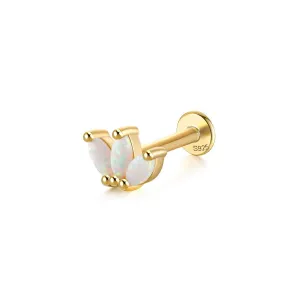 Flat Back Stud Earrings for Women