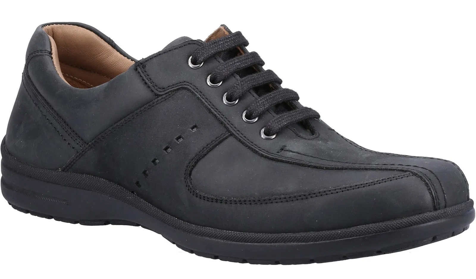 Fleet & Foster Bob Mens Leather Lace Up Casual Shoe