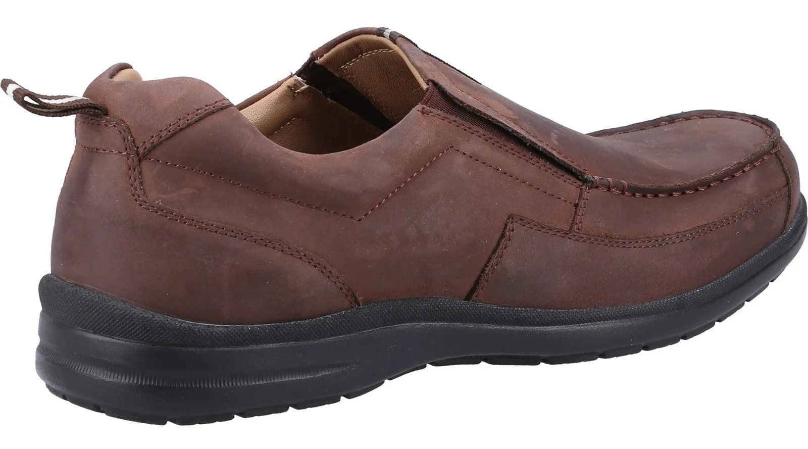 Fleet & Foster Paul Mens Leather Slip On Casual Shoe