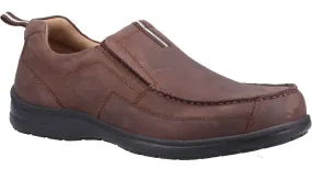 Fleet & Foster Paul Mens Leather Slip On Casual Shoe