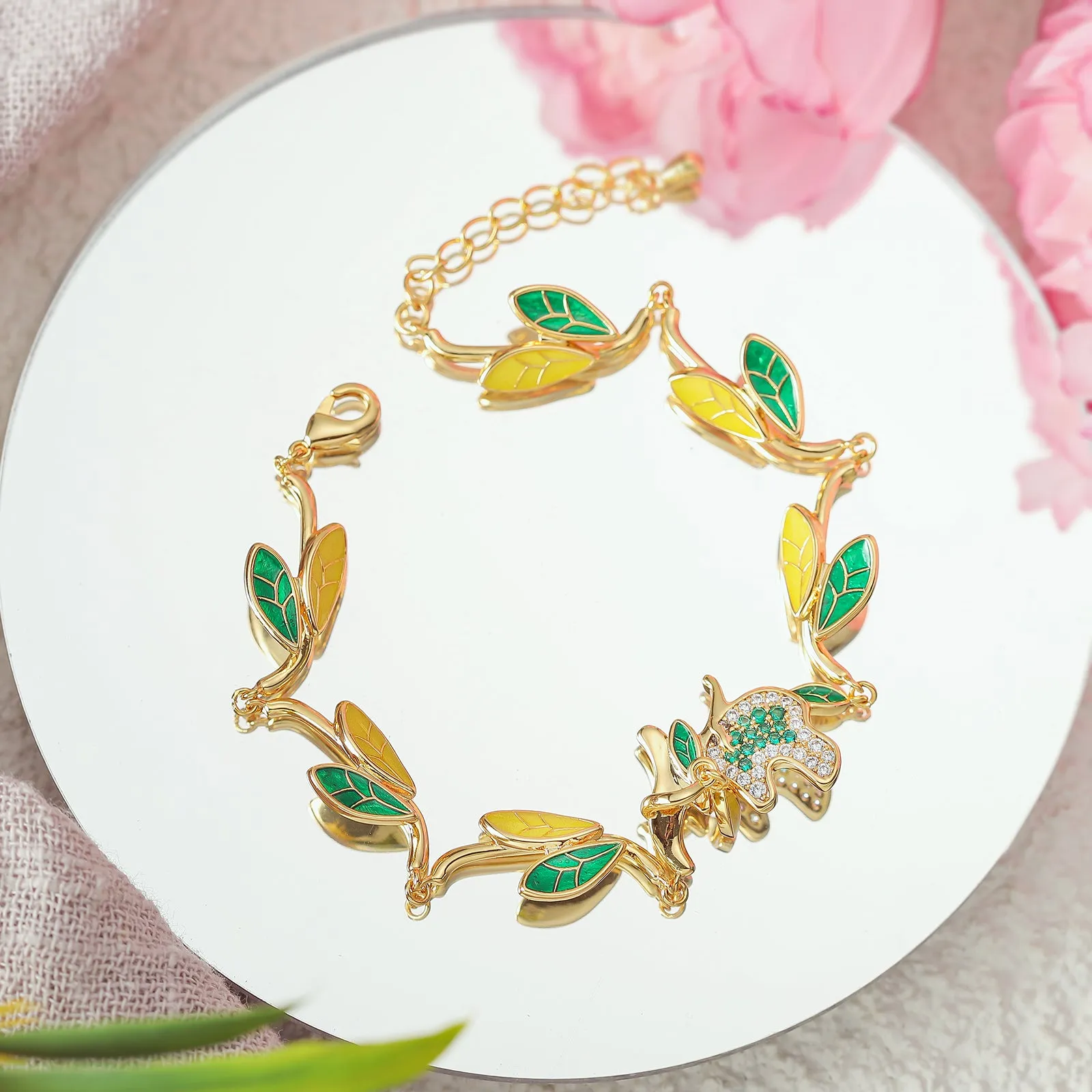 Green Leaf Bracelet