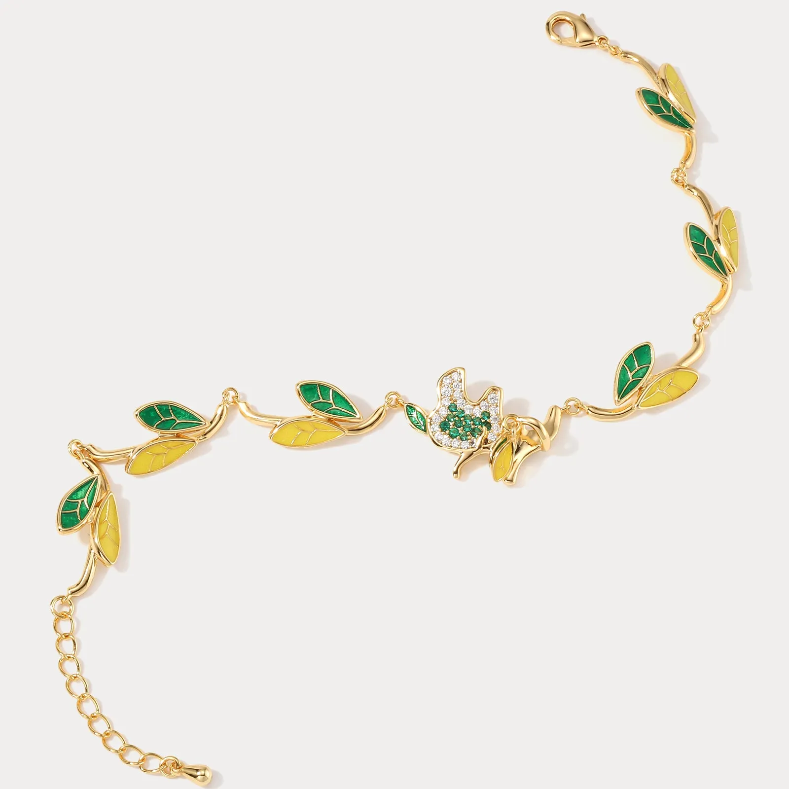 Green Leaf Bracelet