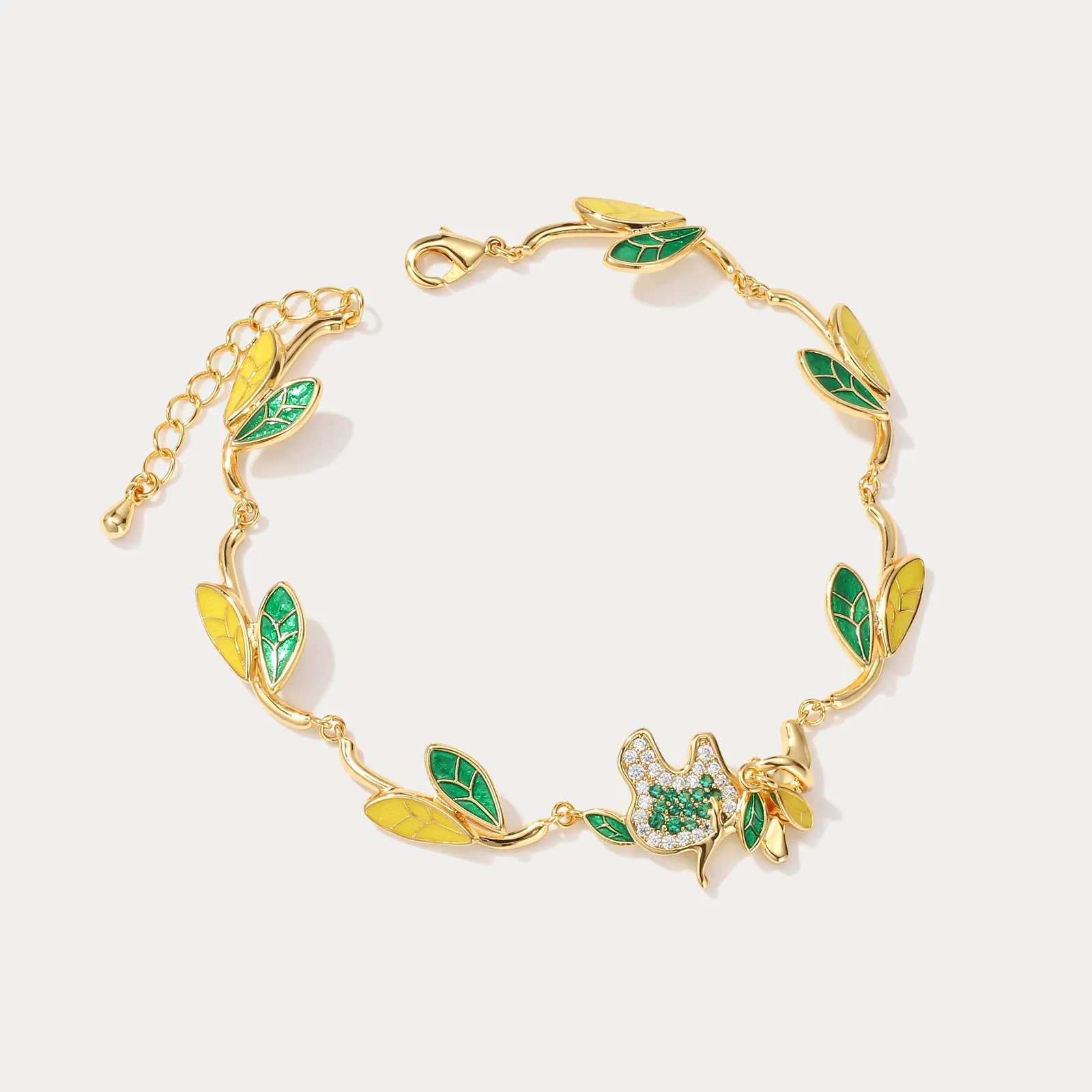 Green Leaf Bracelet