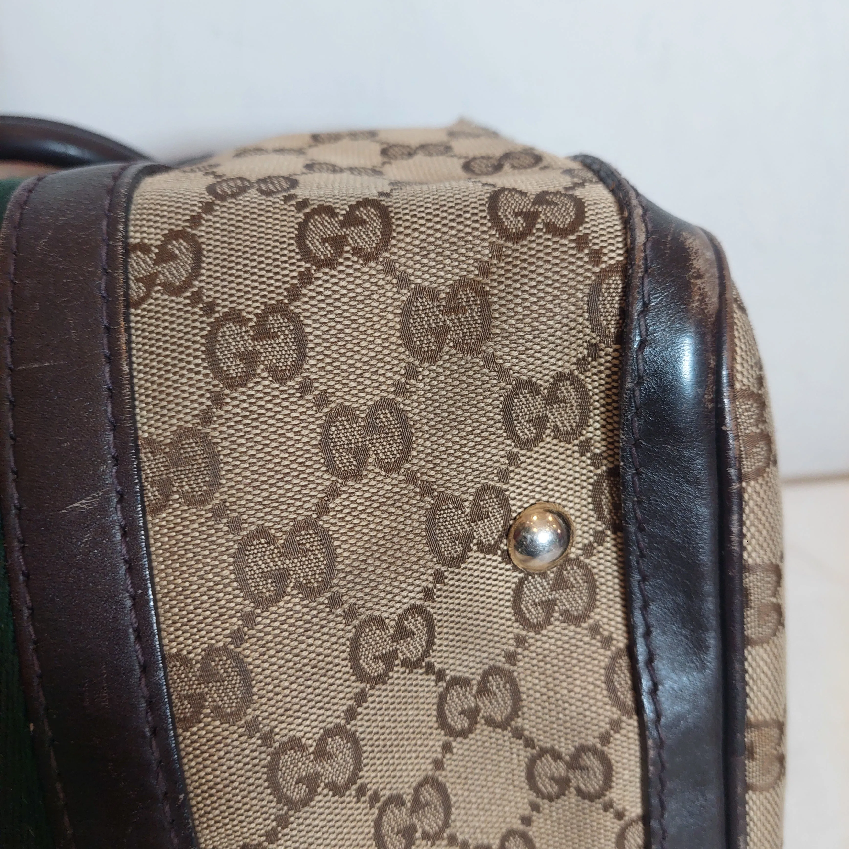 Gucci Monogram Canvas and Leather Tote Bag | Pre loved |