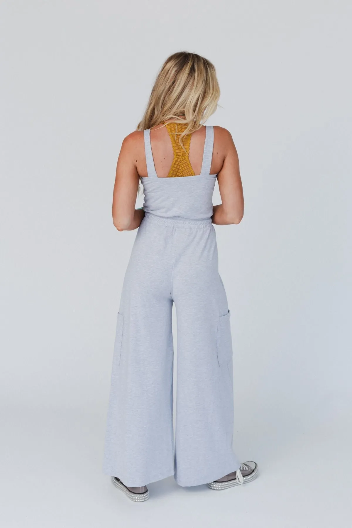 High Road Jersey Jumpsuit - Heather Gray