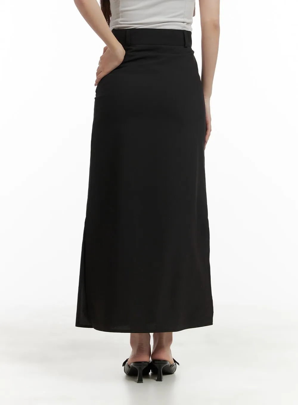 High Waist Maxi Skirt CA409