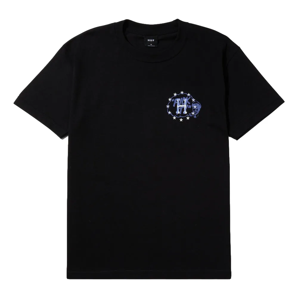 HUF GALACTIC MOTTO  S/S TEE-BLACK