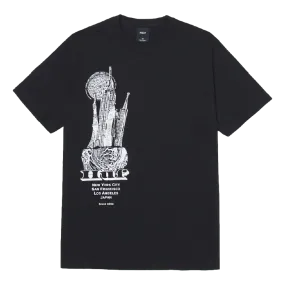 HUF SKYSCRAPERS S/S TEE-BLACK