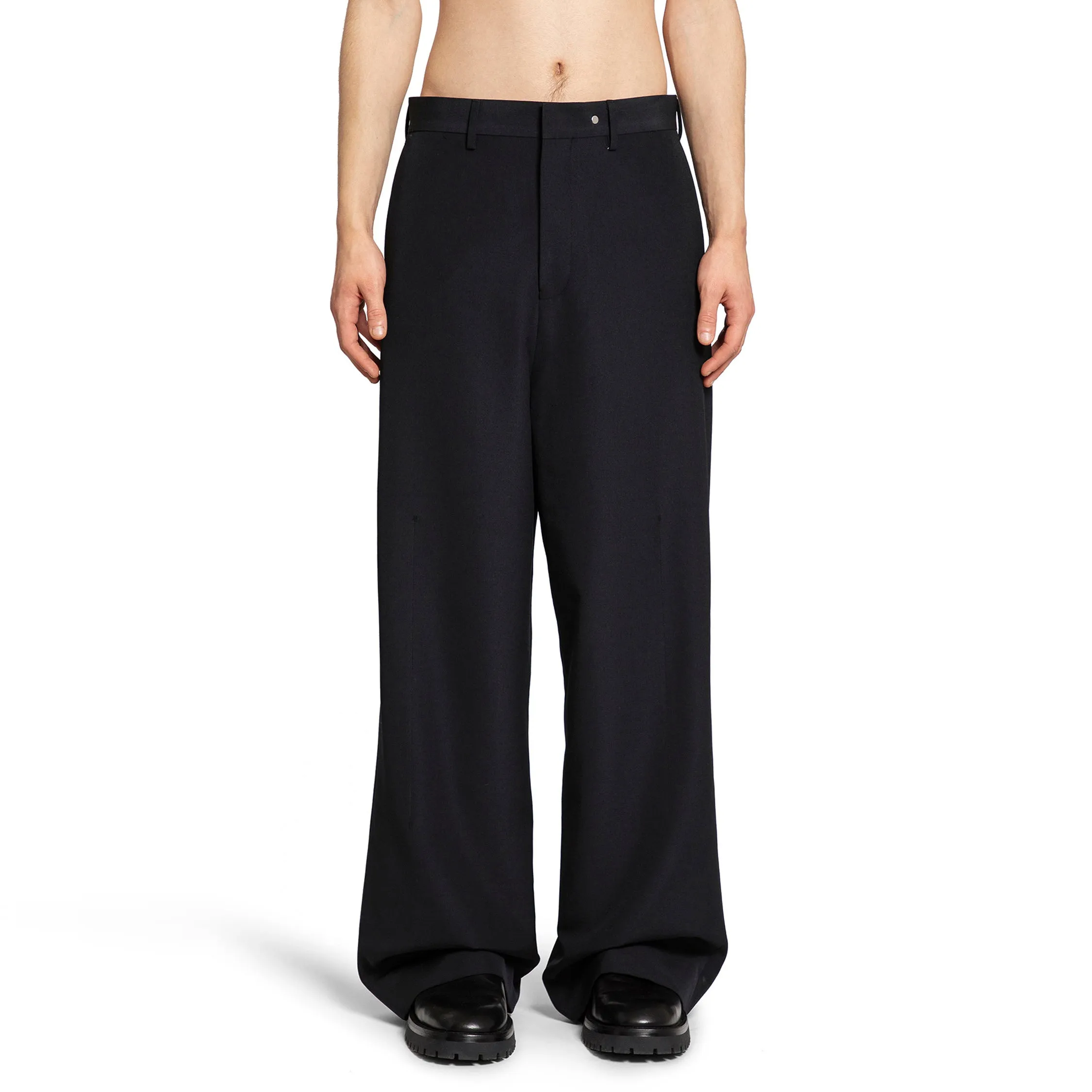 KARMUEL YOUNG MAN BLACK TROUSERS